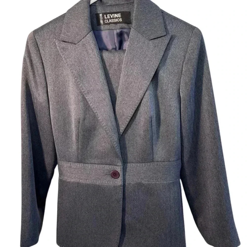 Larry Levine- LEVINE Classics Jacket and Pant Combo Set